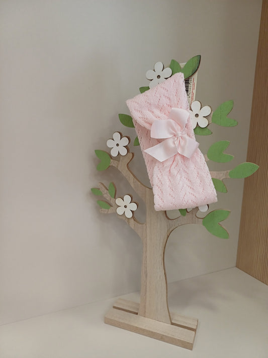 fascia con fiocco traforata