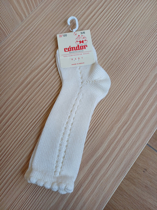 calzino lungo con traforo