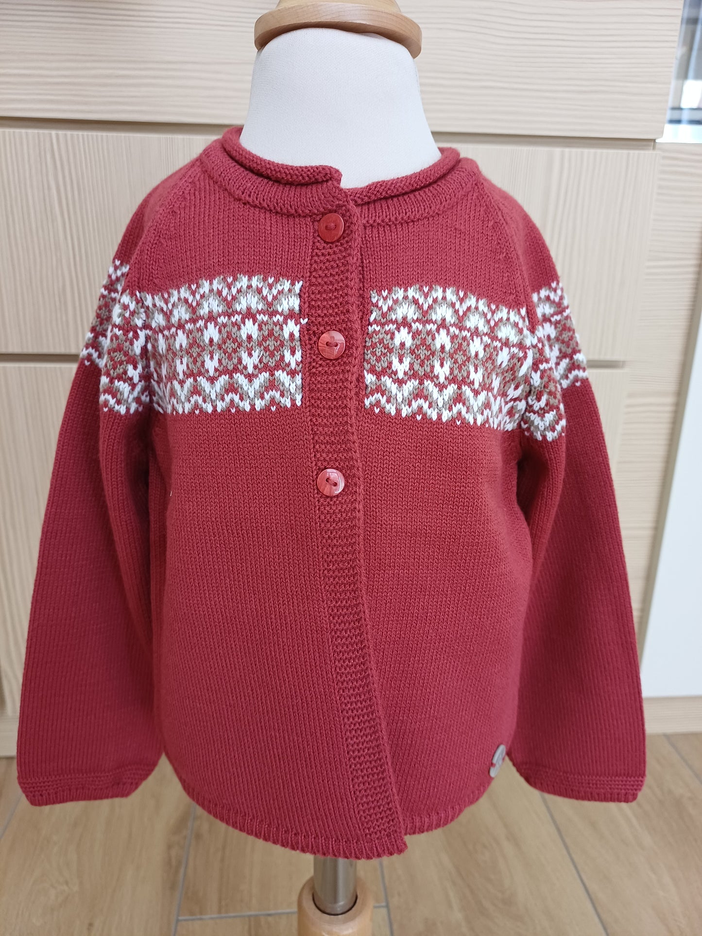 Cardigan rosso