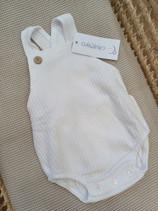 Salopette bianca