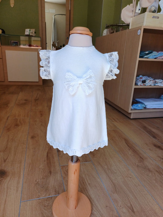 Vestito cerimonia con fiocco