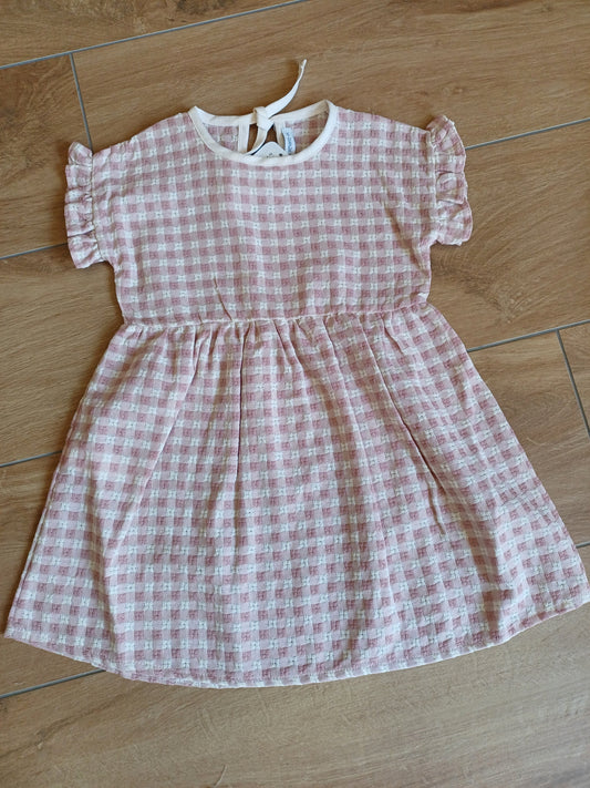 vestito a quadri bimba