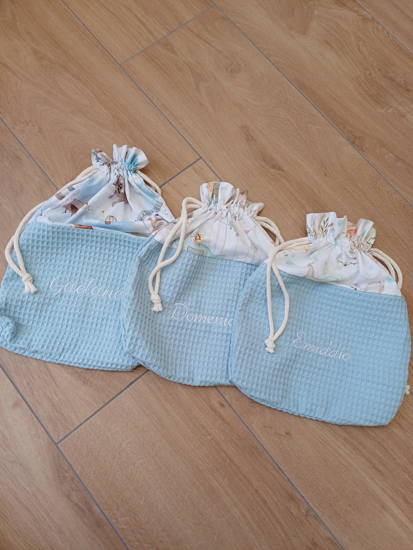 🧵 Sacco Nascita Artigianale Personalizzato
