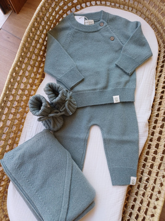 pantalone in lana merino e cashmere