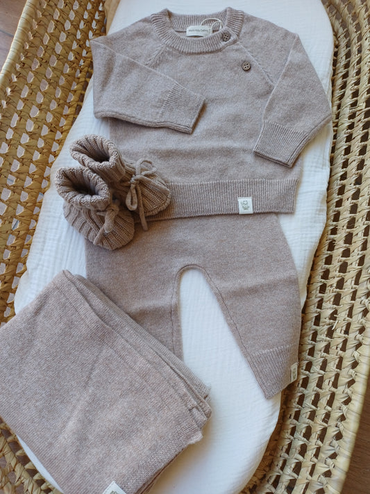 Maglioncino in lana merino e cashmere