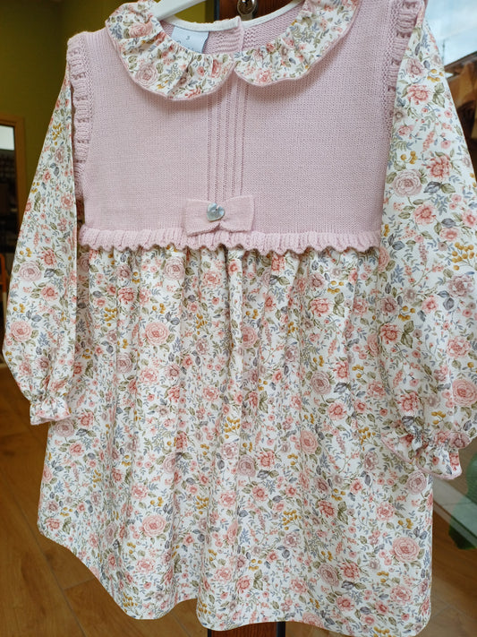 Vestito a fiori rosa