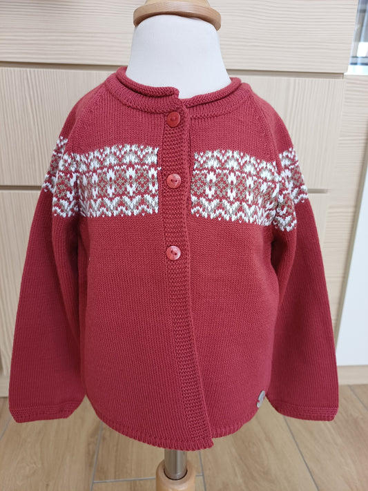 Cardigan rosso