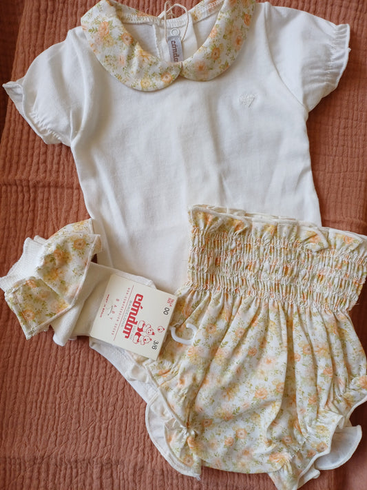 Coulotte e body a fiori