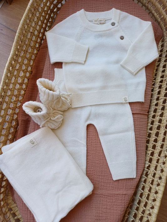 Pantalone in lana merino e cashmere