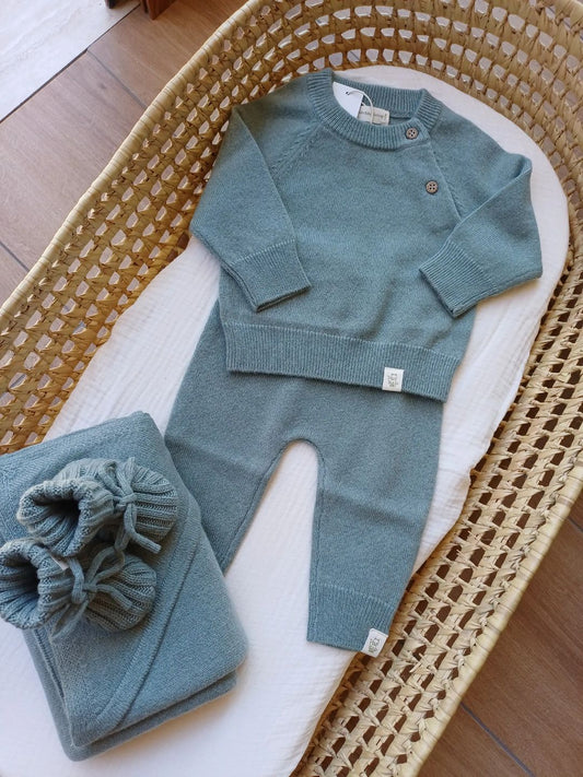 Maglioncino in lana merino e cashmere